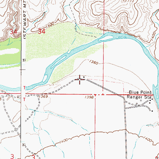 Topographic Map of Goldfield Administrative Site, AZ