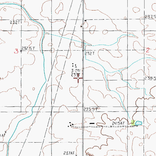 Topographic Map of Ruppel School (historical), IL