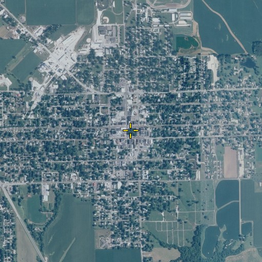Aerial/Satellite Image of Rushville, IL