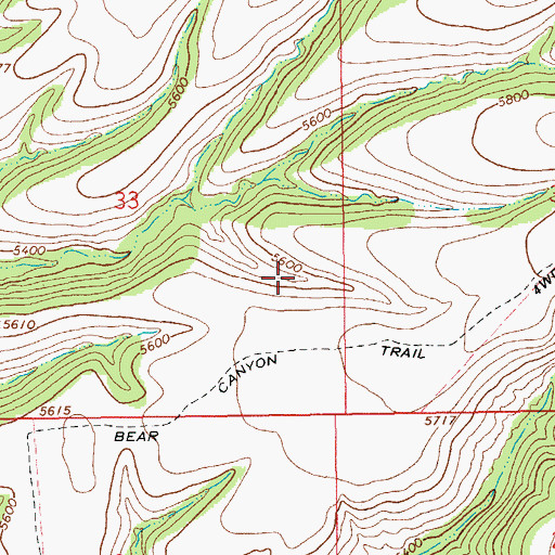 Topographic Map of Goodwin Tank, AZ