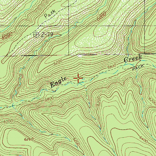 Topographic Map of East Eagle Tank, AZ