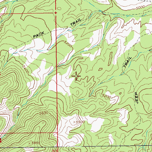 Topographic Map of WJ Tank, AZ