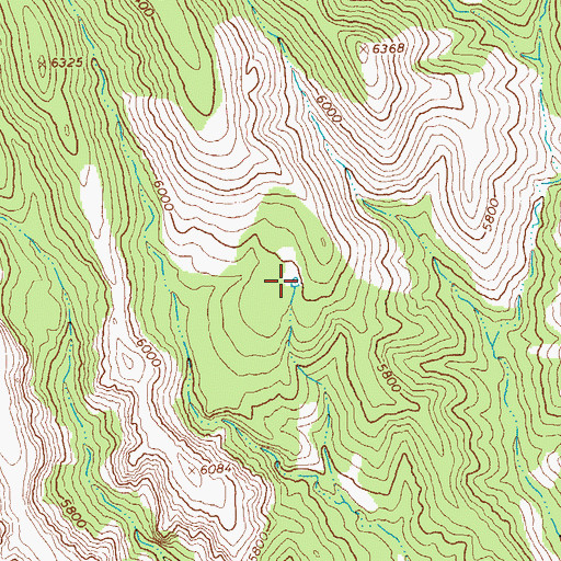 Topographic Map of Dry Tank, AZ