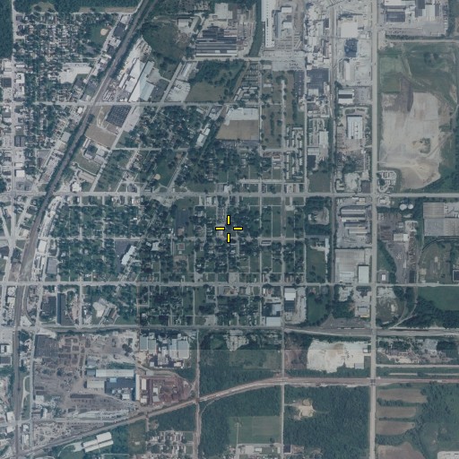 Aerial/Satellite Image of Saint Josephs School, IL