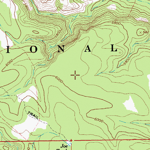 Topographic Map of Four Bar Mesa Corral, AZ