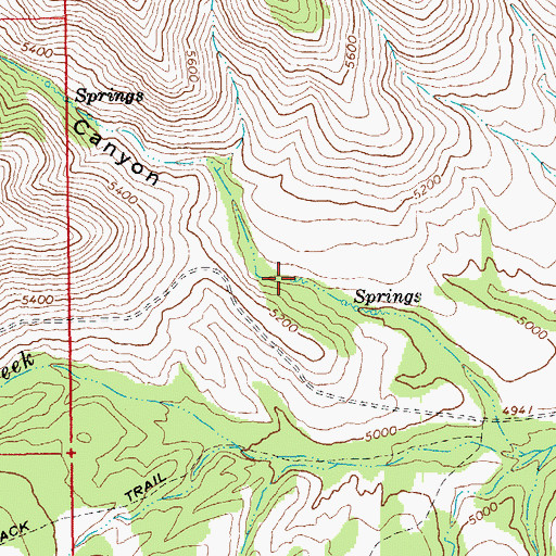 Topographic Map of Camp Stool Spring, AZ