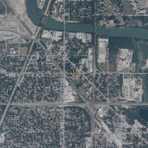Aerial/Satellite Image of Saint Paul School, IL