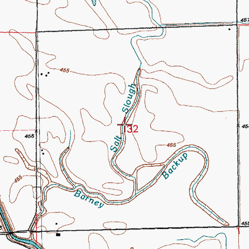 Topographic Map of Salt Slough, IL