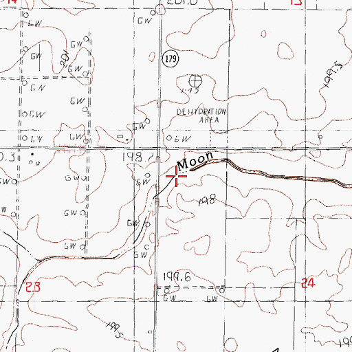 Topographic Map of Scheuer School (historical), IL