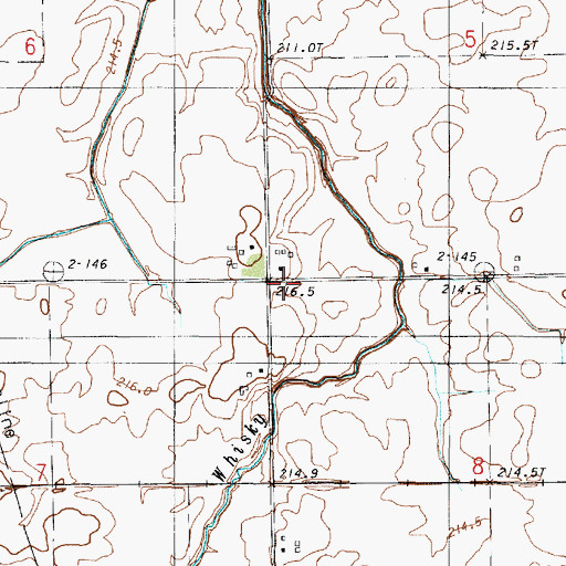 Topographic Map of Science Hill School (historical), IL