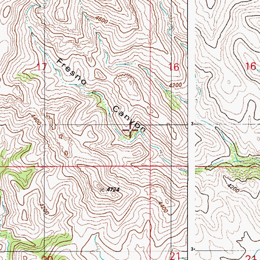 Topographic Map of Turtle Spring, AZ