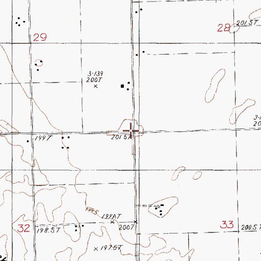 Topographic Map of Search School (historical), IL