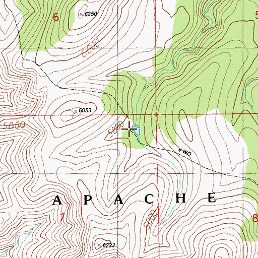 Topographic Map of Lambing Camp Tank, AZ