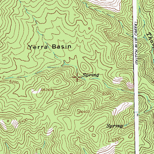 Topographic Map of Barrel Spring, AZ