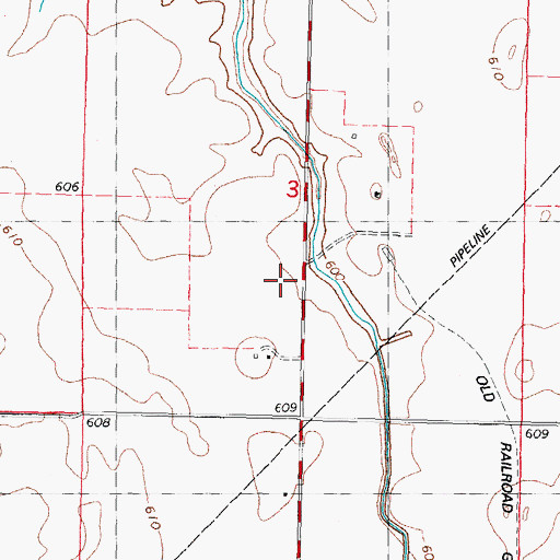 Topographic Map of Sharps School (historical), IL