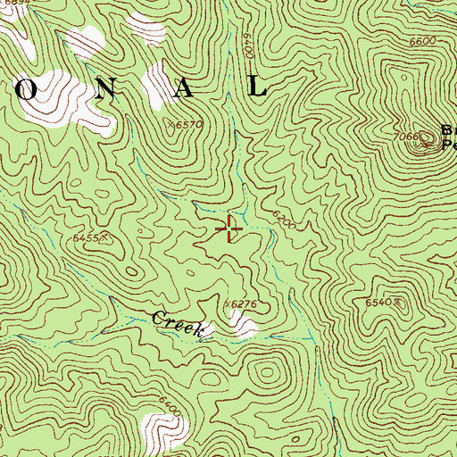 Topographic Map of El Paso Corral, AZ