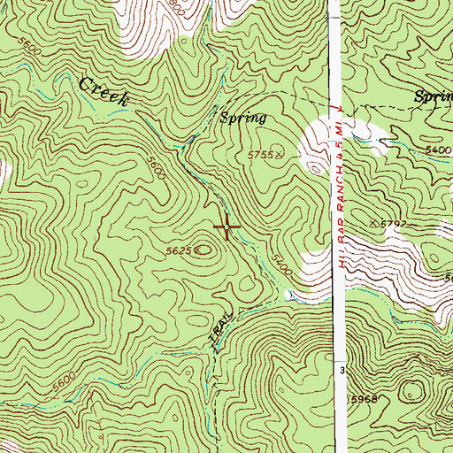 Topographic Map of Lower Rousensock Corral, AZ