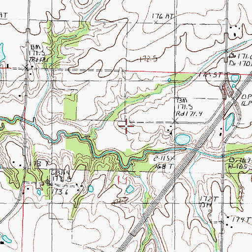 Topographic Map of Sherman School (historical), IL