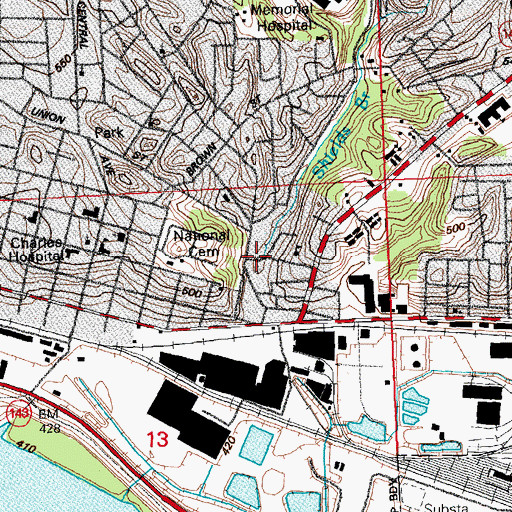 Topographic Map of Shields Branch, IL