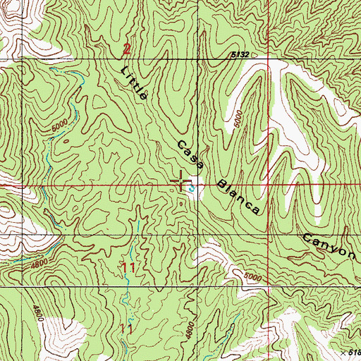Topographic Map of Little Casa Tank, AZ