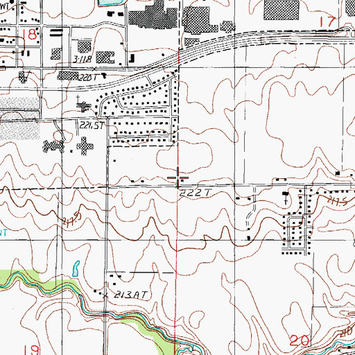 Topographic Map of Shinn School (historical), IL