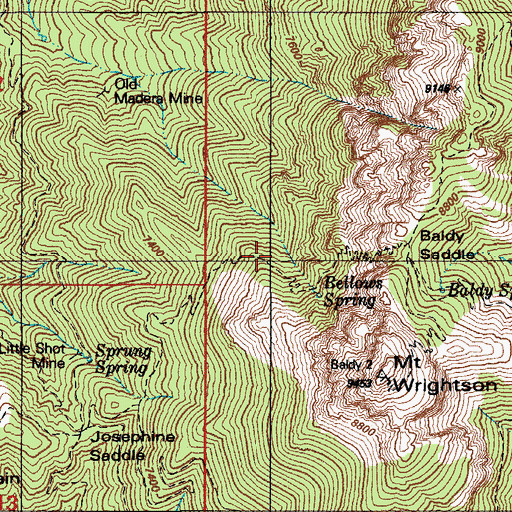 Topographic Map of Onal Recreation Trail, AZ