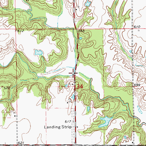 Topographic Map of Short Creek, IL