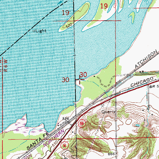 Topographic Map of Silver Creek, IL