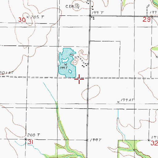 Topographic Map of Silver Lake School (historical), IL