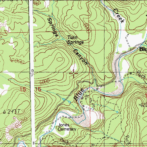 Topographic Map of Marks Ranch, AZ