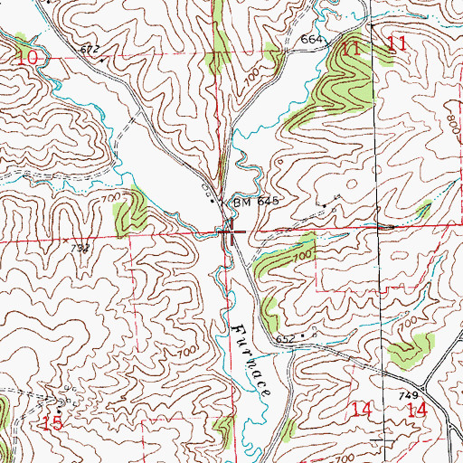 Topographic Map of Snipe Hollow, IL