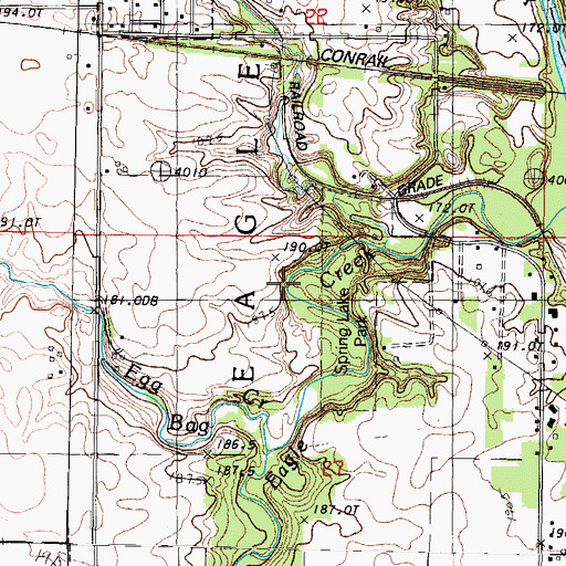 Topographic Map of Spring Lake (historical), IL