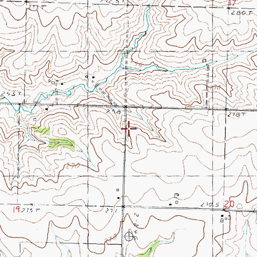 Topographic Map of Springdale School (historical), IL
