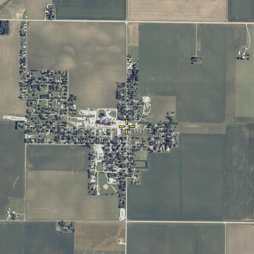 Aerial/Satellite Image of Stanford, IL