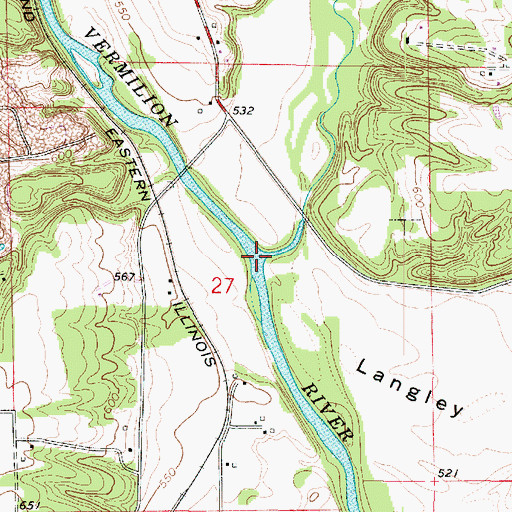 Topographic Map of Stoney Creek, IL