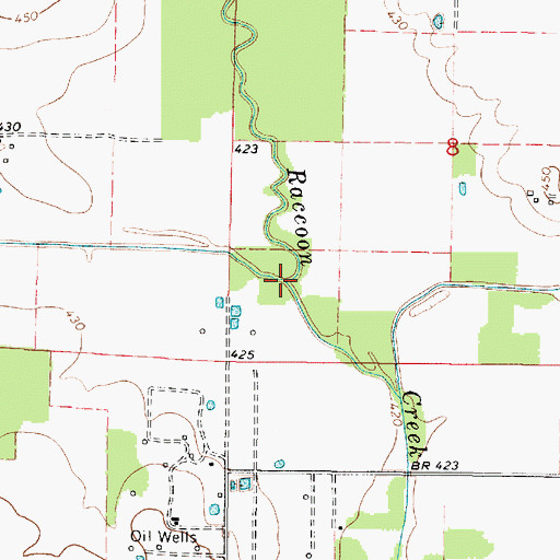 Topographic Map of Storckman Creek, IL