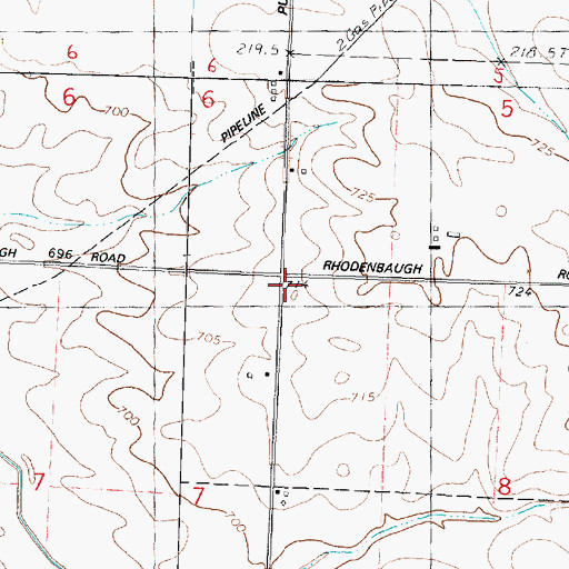 Topographic Map of Stott School (historical), IL