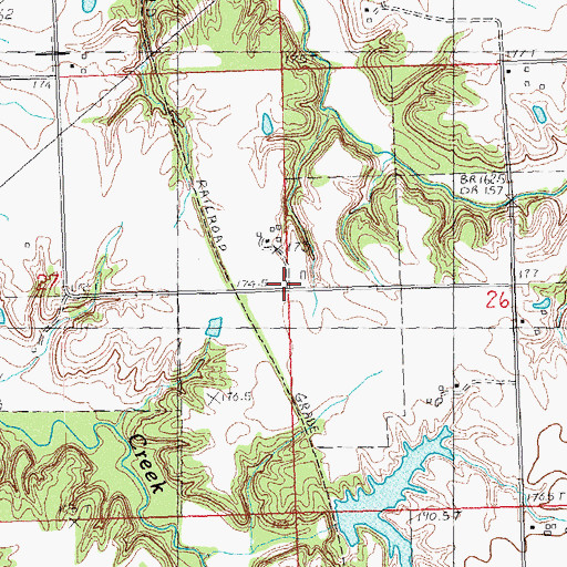 Topographic Map of Sulphur Spring School (historical), IL