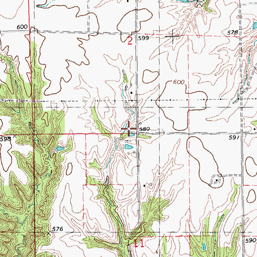 Topographic Map of Summit School (historical), IL