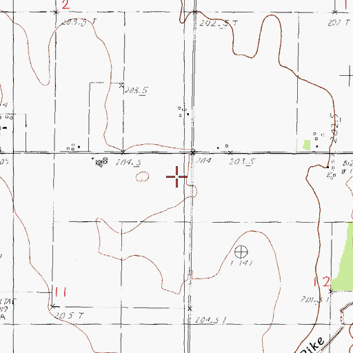 Topographic Map of Sunnydale School (historical), IL