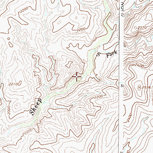 Topographic Map of Fig Spring, AZ