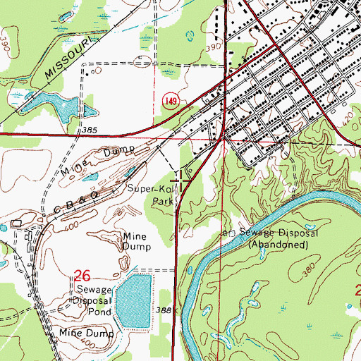 Topographic Map of Super-Koll Park, IL