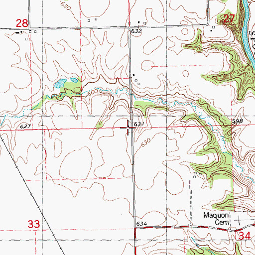 Topographic Map of Swigert School (historical), IL