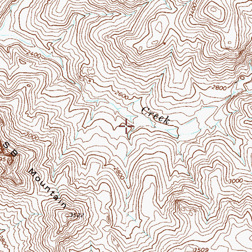 Topographic Map of Dripping Spring, AZ