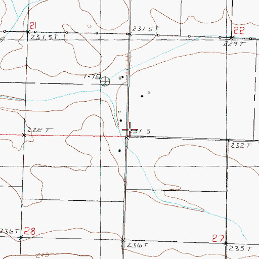 Topographic Map of Tadpole School (historical), IL