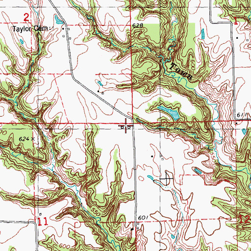 Topographic Map of Taylor School (historical), IL
