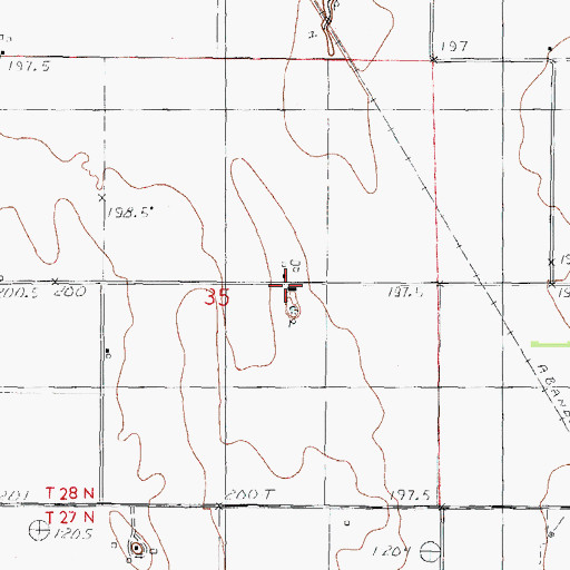Topographic Map of Taylor School (historical), IL