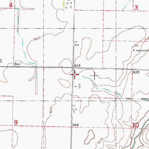 Topographic Map of Tester School, IL