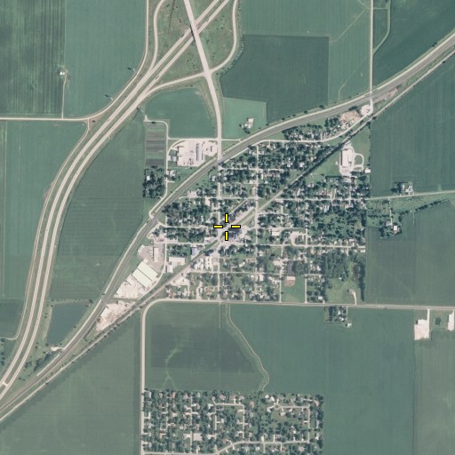 Aerial/Satellite Image of Towanda, IL