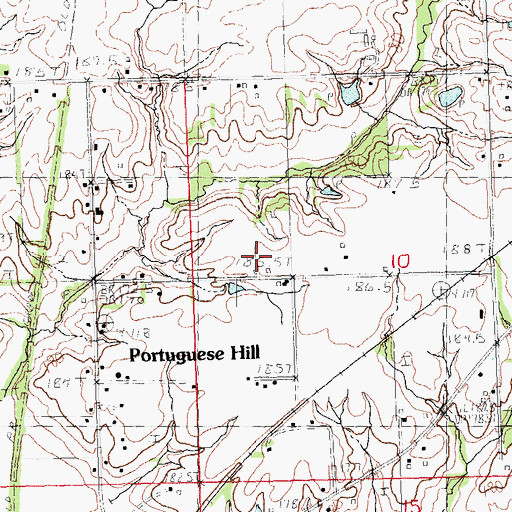 Topographic Map of Trinidad School (historical), IL